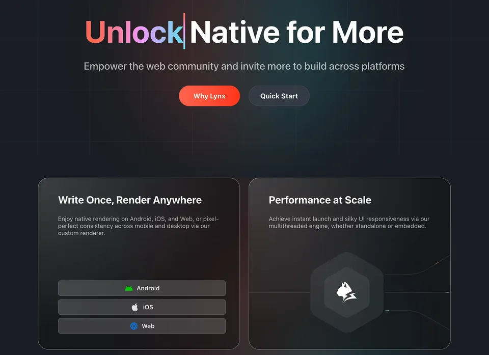 LynxJS — Unlock Native for More