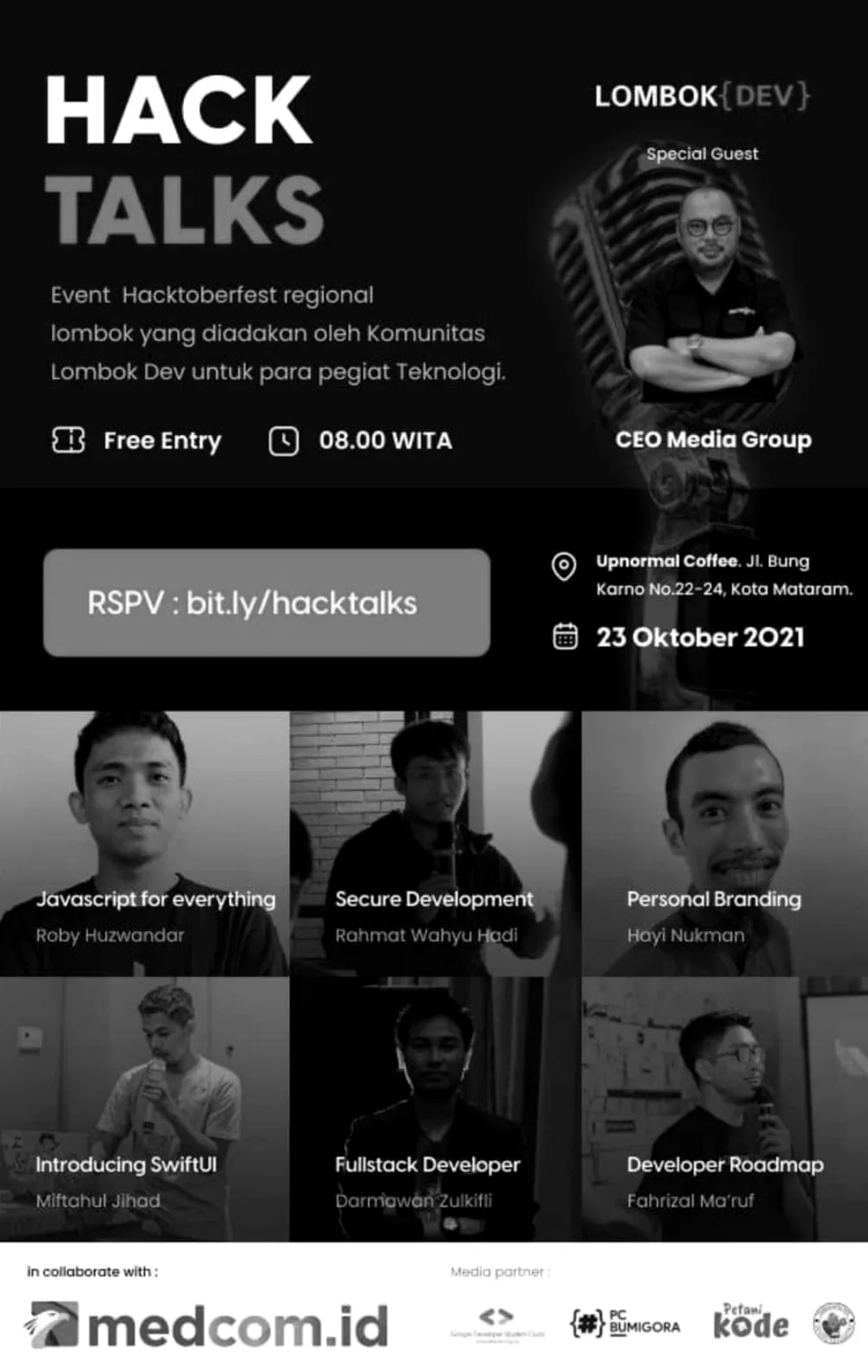 Event Roby Huzwandar spoke at