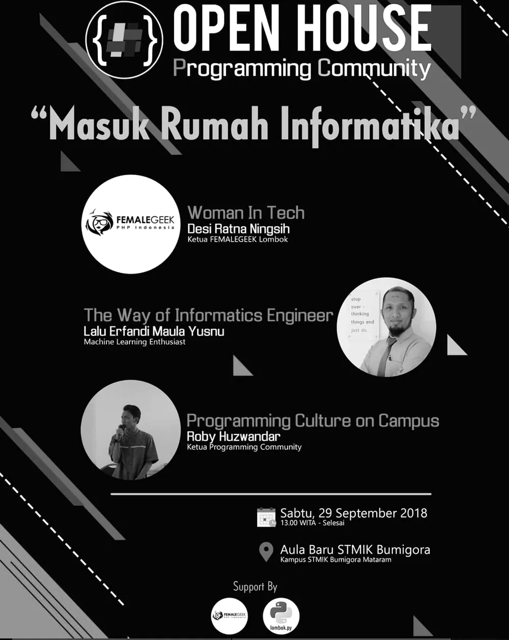 Event Roby Huzwandar spoke at